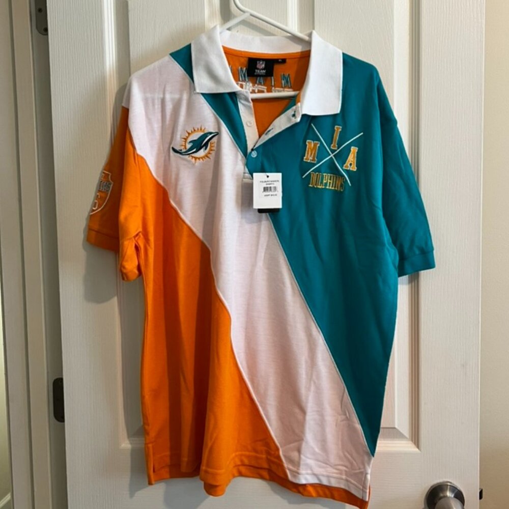 NWT NFL Team Apparel Miami Dolphins Polo (Size XL)